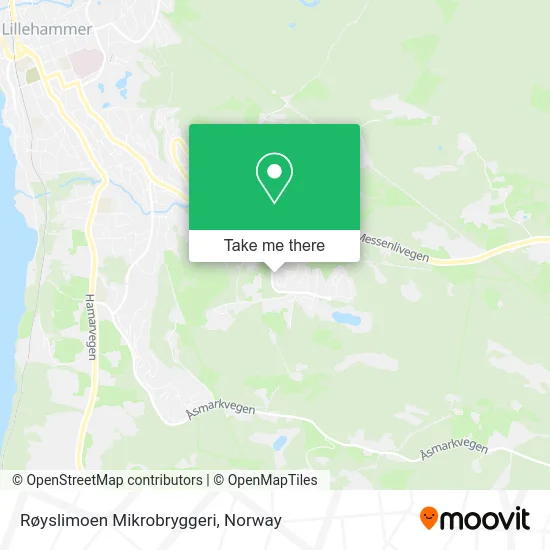 Røyslimoen Mikrobryggeri map