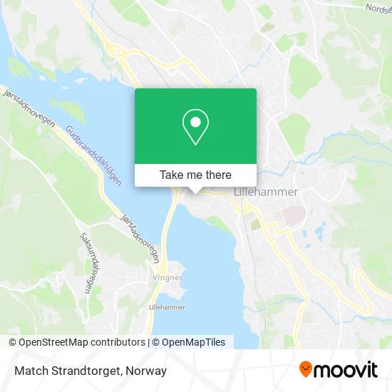Match Strandtorget map