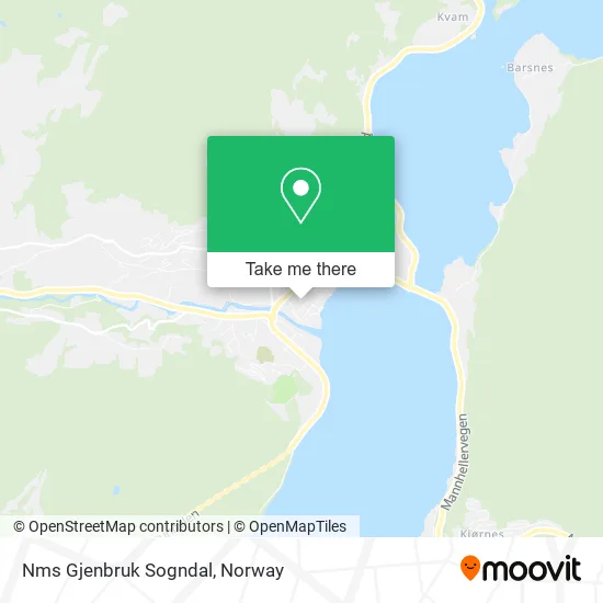 Nms Gjenbruk Sogndal map