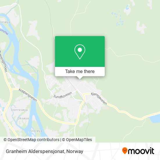 Granheim Alderspensjonat map