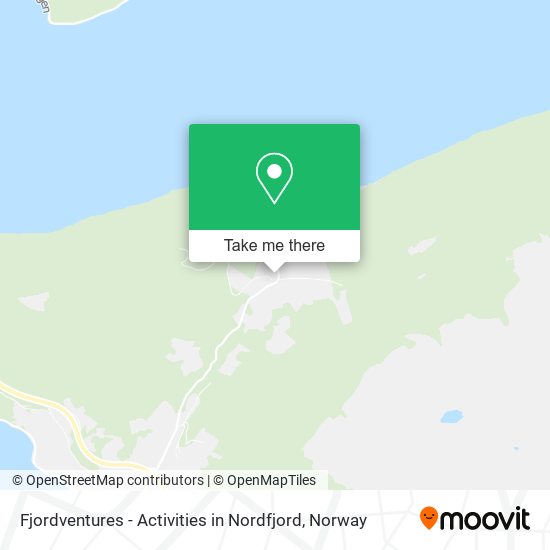 Fjordventures - Activities in Nordfjord map