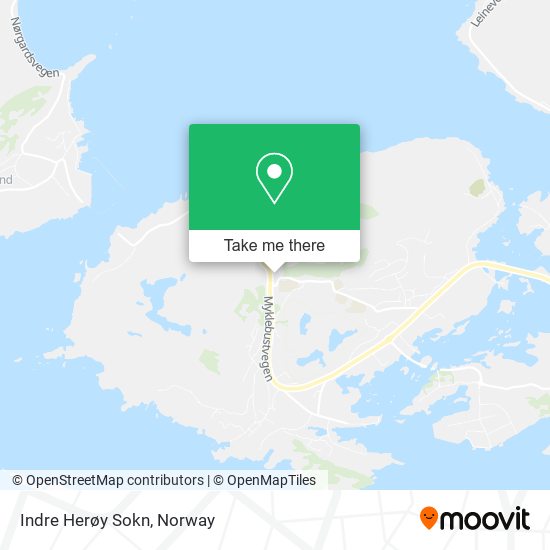 Indre Herøy Sokn map