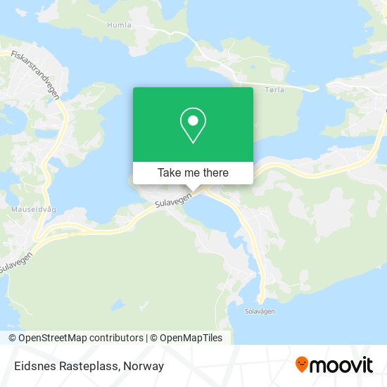 Eidsnes Rasteplass map