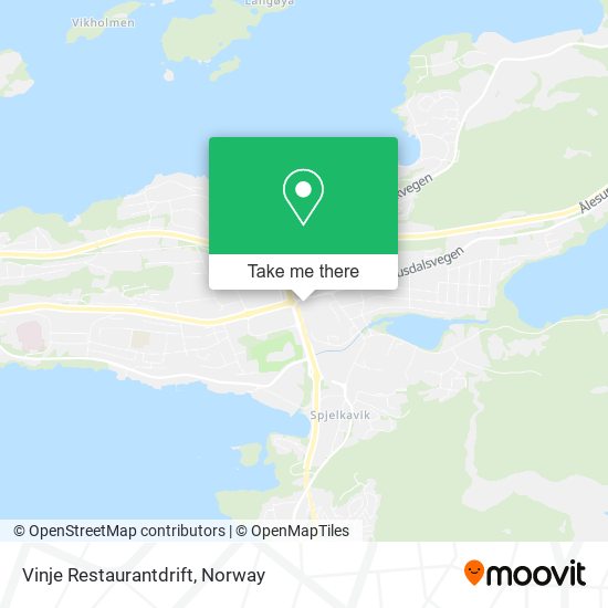 Vinje Restaurantdrift map