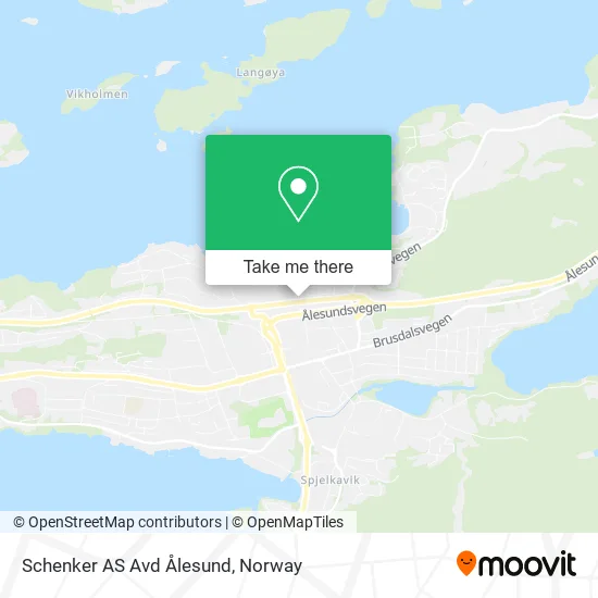 Schenker AS Avd Ålesund map