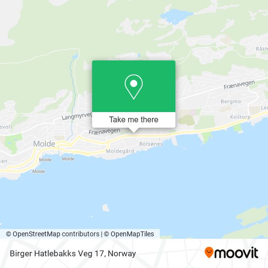 Birger Hatlebakks Veg 17 map