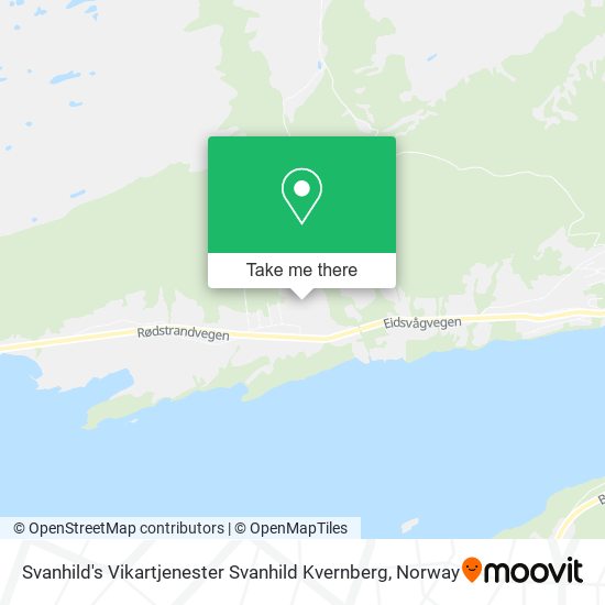 Svanhild's Vikartjenester Svanhild Kvernberg map