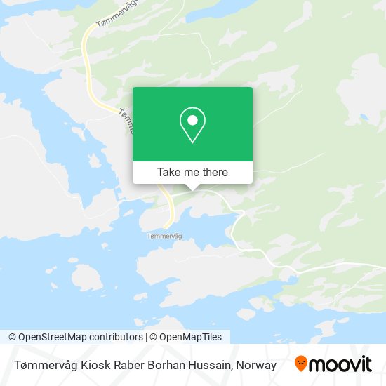 Tømmervåg Kiosk Raber Borhan Hussain map