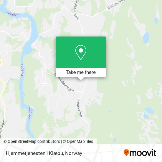 Hjemmetjenesten i Klæbu map