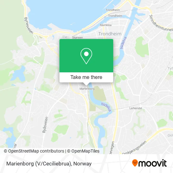 Marienborg (V/Ceciliebrua) map