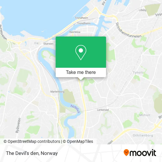 The Devil's den map