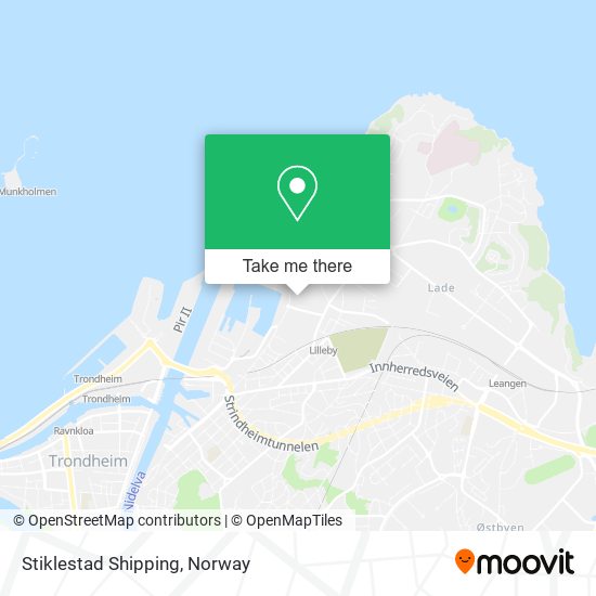 Stiklestad Shipping map