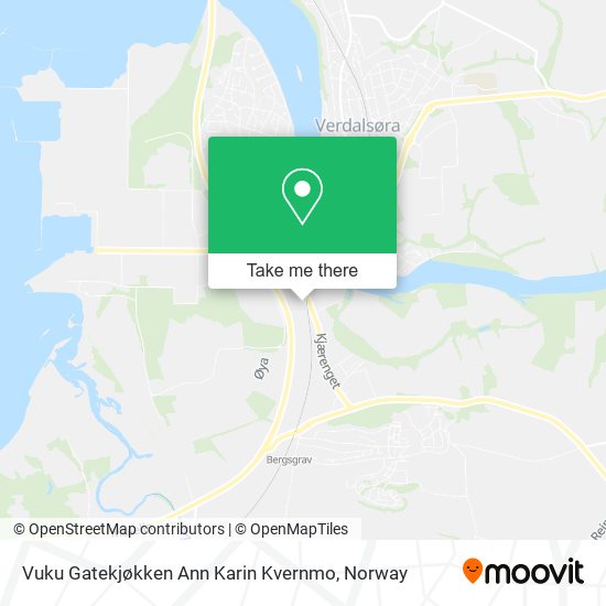 Vuku Gatekjøkken Ann Karin Kvernmo map