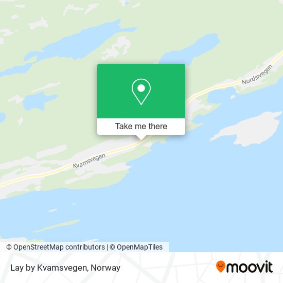 Lay by Kvamsvegen map
