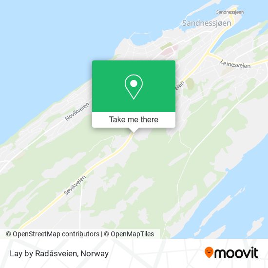 Lay by Radåsveien map