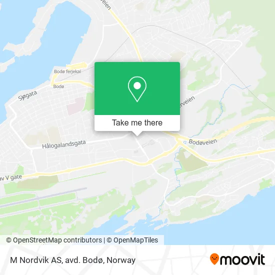 M Nordvik AS, avd. Bodø map
