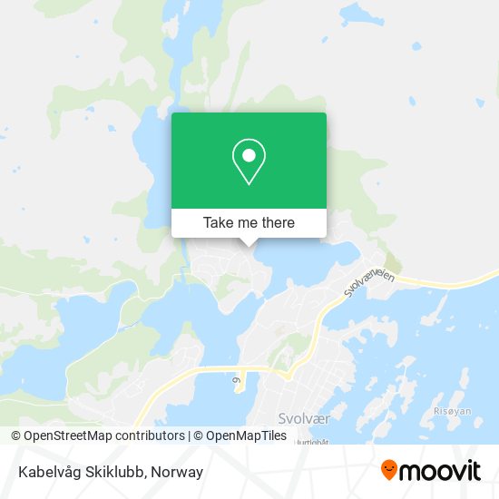 Kabelvåg Skiklubb map