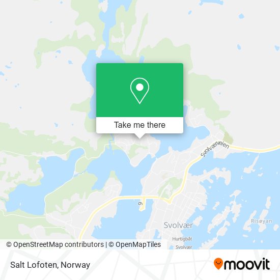 Salt Lofoten map