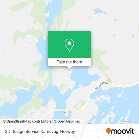 3D Design Service Kamsvåg map