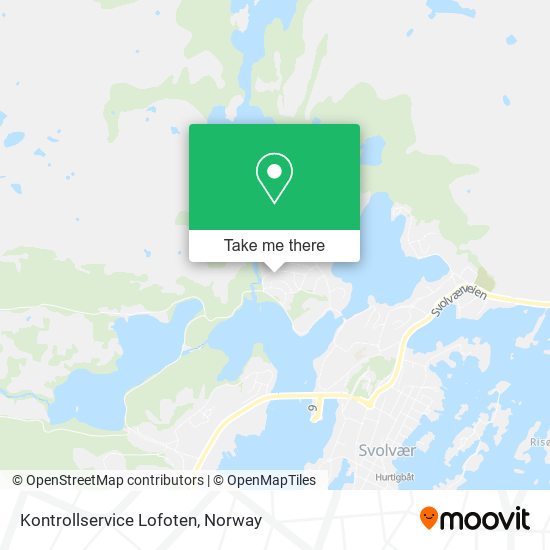 Kontrollservice Lofoten map