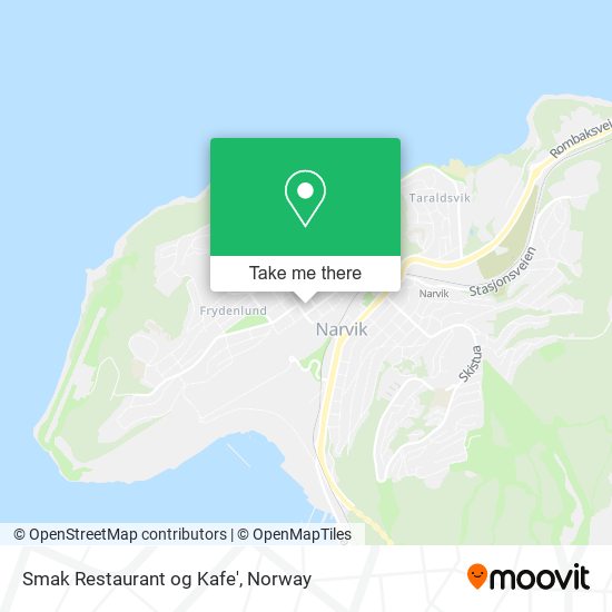 Smak Restaurant og Kafe' map