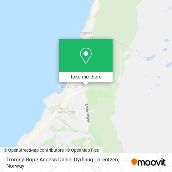 Tromsø Rope Access Daniel Dyrhaug Lorentzen map