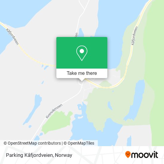 Parking Kåfjordveien map