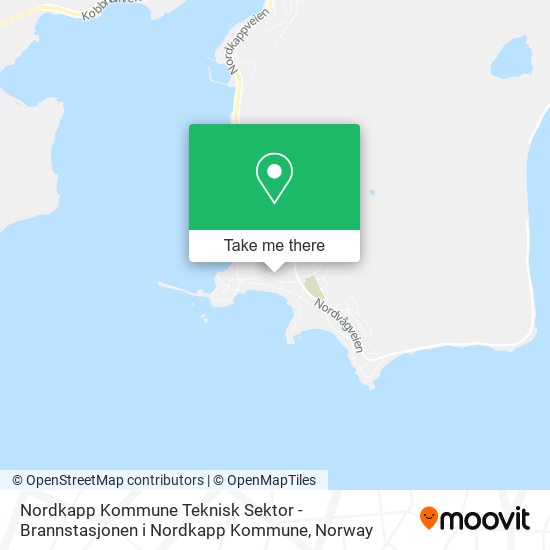 Nordkapp Kommune Teknisk Sektor - Brannstasjonen i Nordkapp Kommune map