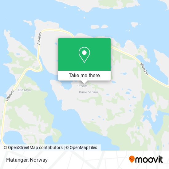 Flatanger map