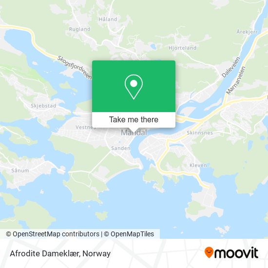 Afrodite Dameklær map