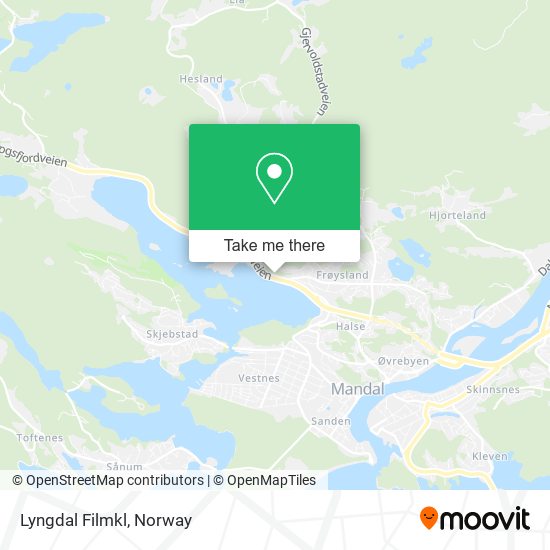 Lyngdal Filmkl map