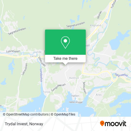Trydal Invest map