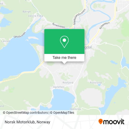 Norsk Motorklub map