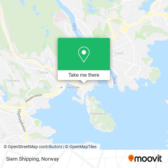 Siem Shipping map