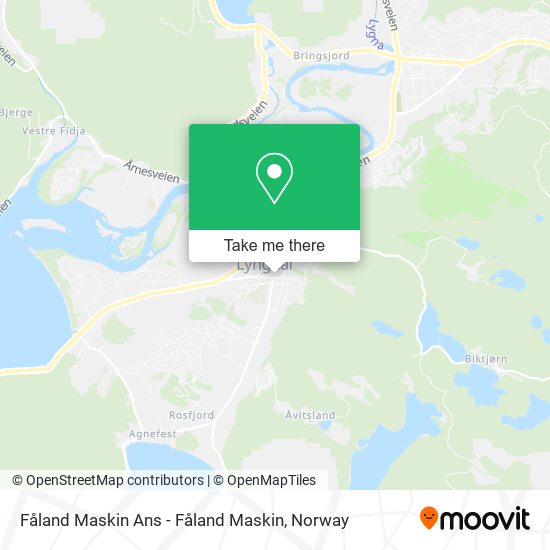 Fåland Maskin Ans - Fåland Maskin map