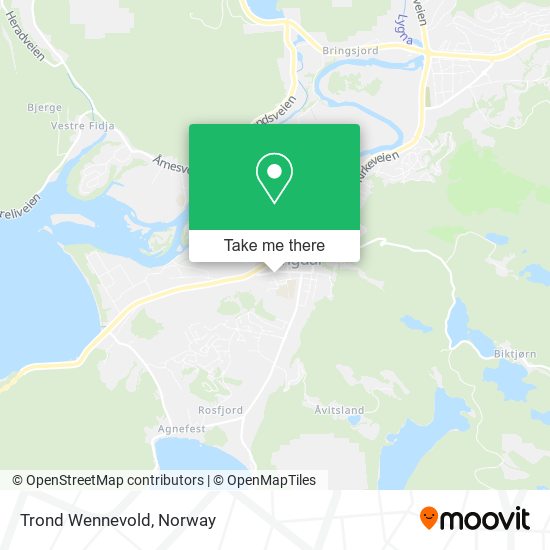 Trond Wennevold map