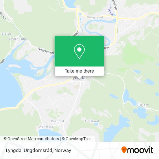 Lyngdal Ungdomsråd map