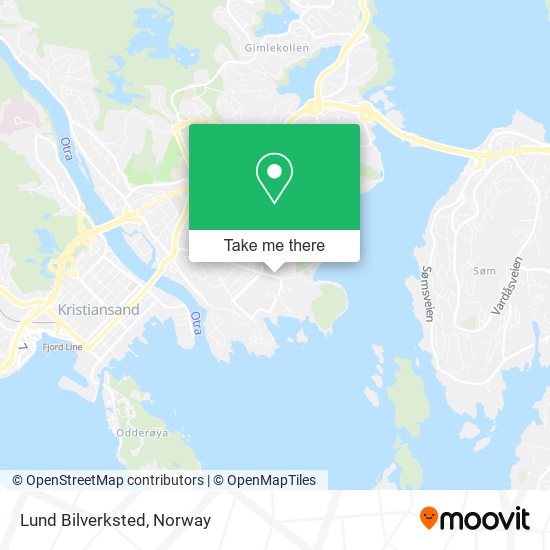 Lund Bilverksted map