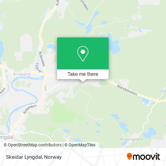 Skeidar Lyngdal map