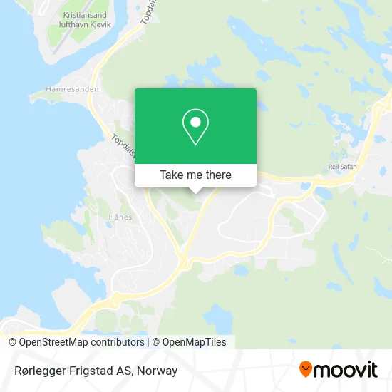 Rørlegger Frigstad AS map