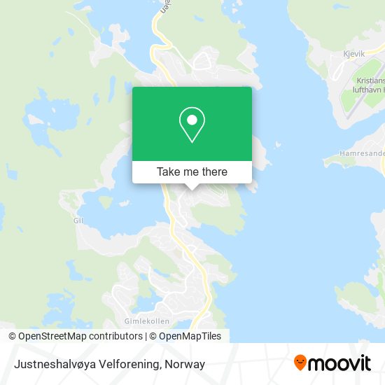 Justneshalvøya Velforening map