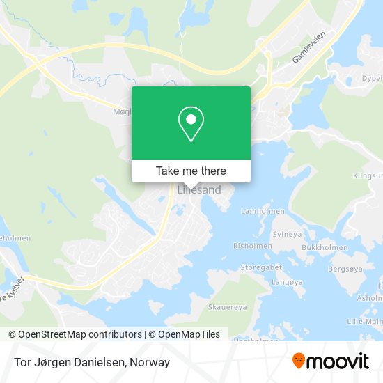 Tor Jørgen Danielsen map