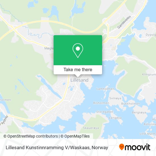 Lillesand Kunstinnramming V / Waskaas map