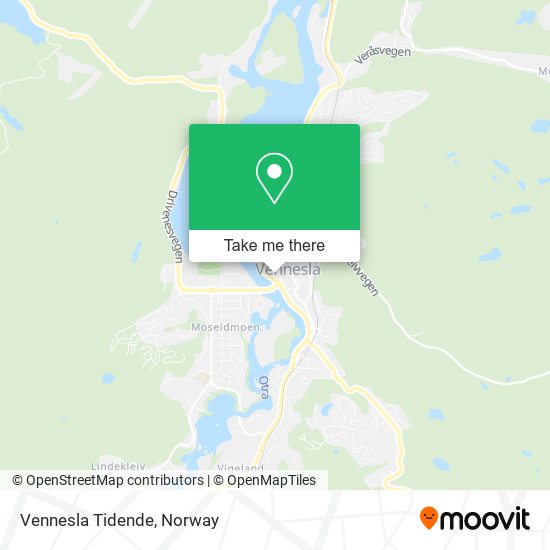 Vennesla Tidende map