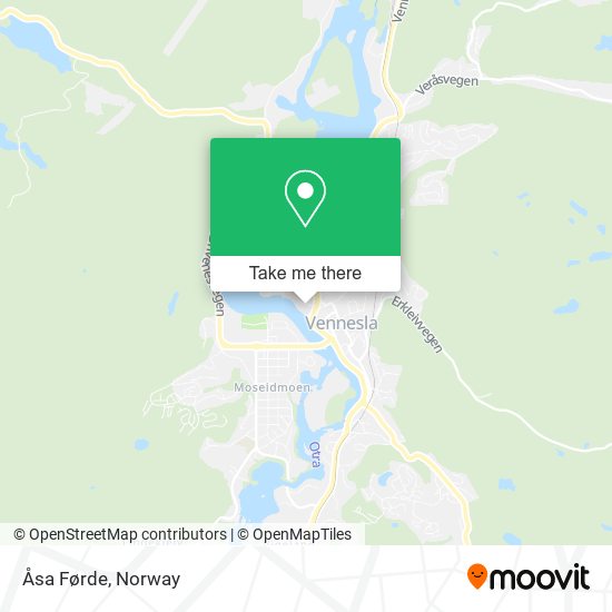 Åsa Førde map