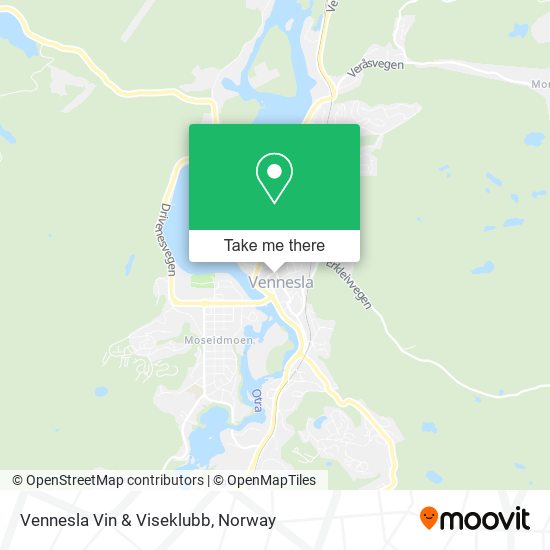 Vennesla Vin & Viseklubb map