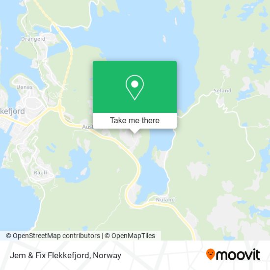 Jem & Fix Flekkefjord map
