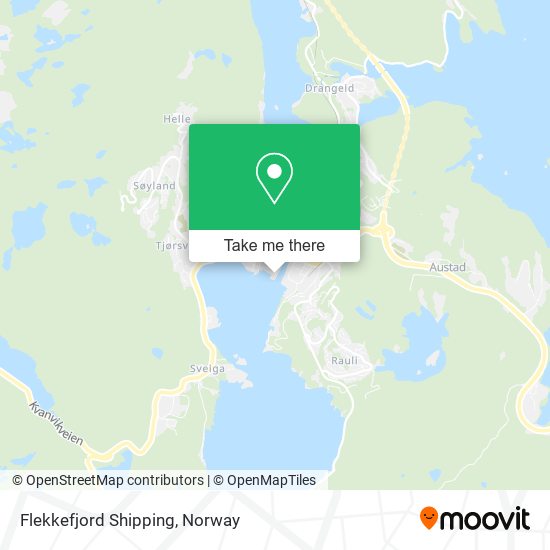 Flekkefjord Shipping map