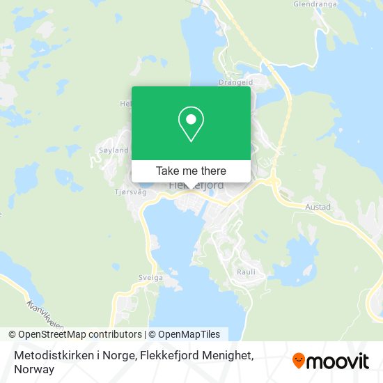 Metodistkirken i Norge, Flekkefjord Menighet map