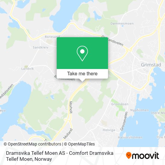 Dramsvika Tellef Moen AS - Comfort Dramsvika Tellef Moen map